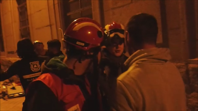 Alumnos del Diploma UCM-UME de "Intervención psicológica en desastres" participan en un simulacro de desastre de la UME en la Academia de Infantería de Toledo